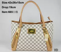 handsac louis vuitton femmes en col blanc 2013 hd665 blanc grille france